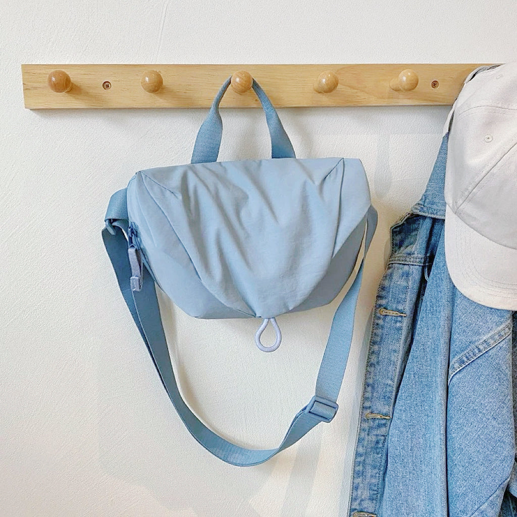 Casual Crinkle Crossbody Bag