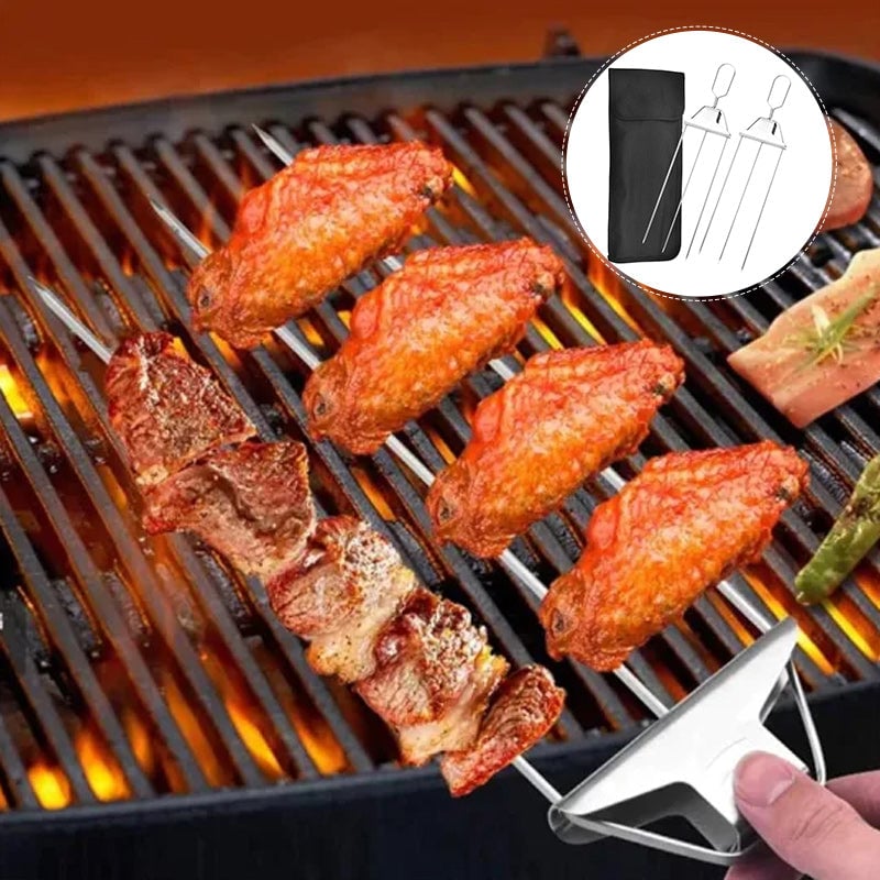 🔥LAST DAY-49% OFF🔥Three-Way Grill Skewers🥂