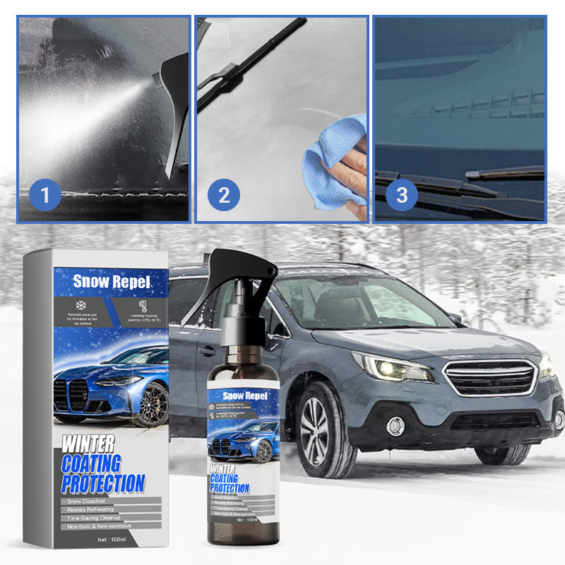 🔥HOT SALE🔥Auto -voorruitenblauwe sneeuwsmeltende coatingspray