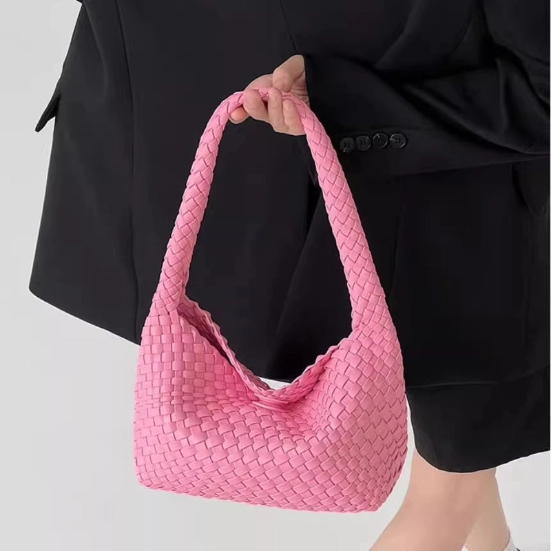 Summer Handmade Woven Bag Women's Bag New Fashion Small Bag Underarm Bag Crossbody Shoulder Hand Bag