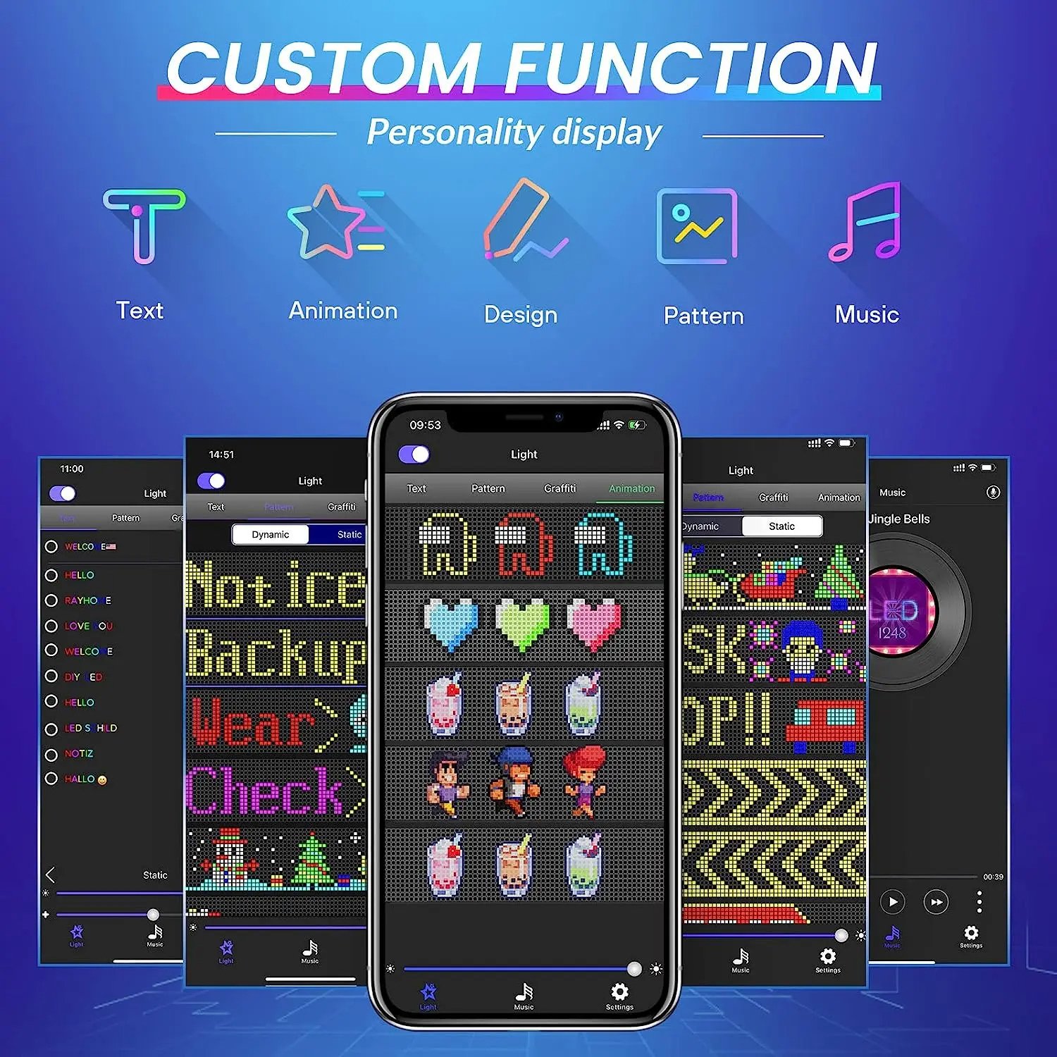 🎁LAST DAY SALE-49% OFF🎁Ultra-thin flexible Bluetooth LED screen