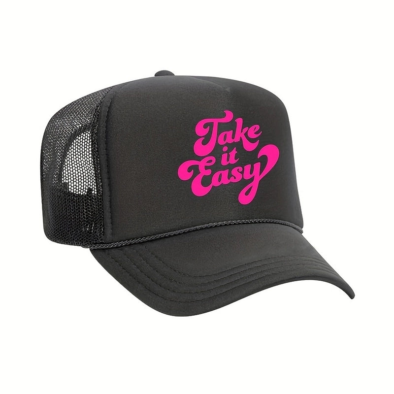 Unisex Sports Letter Curved Eaves Baseball Cap