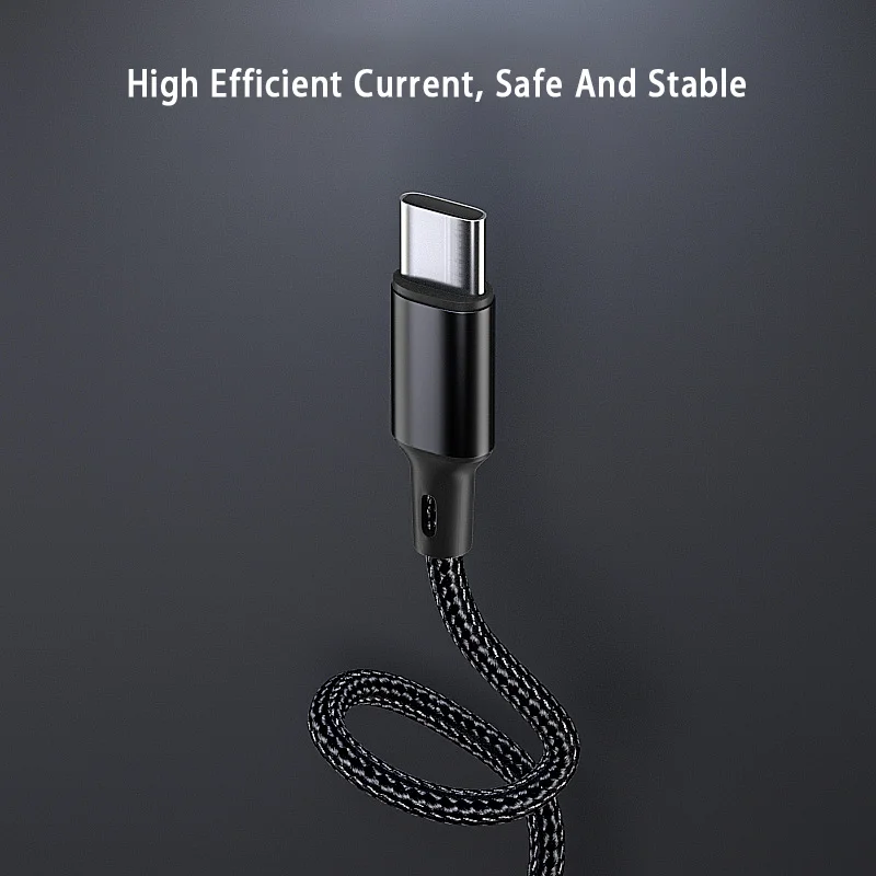 Double Headed Type-C Fast Charging Data Cable PD 60W Fast Charging Cable For Car Phone Fast Charging Cable