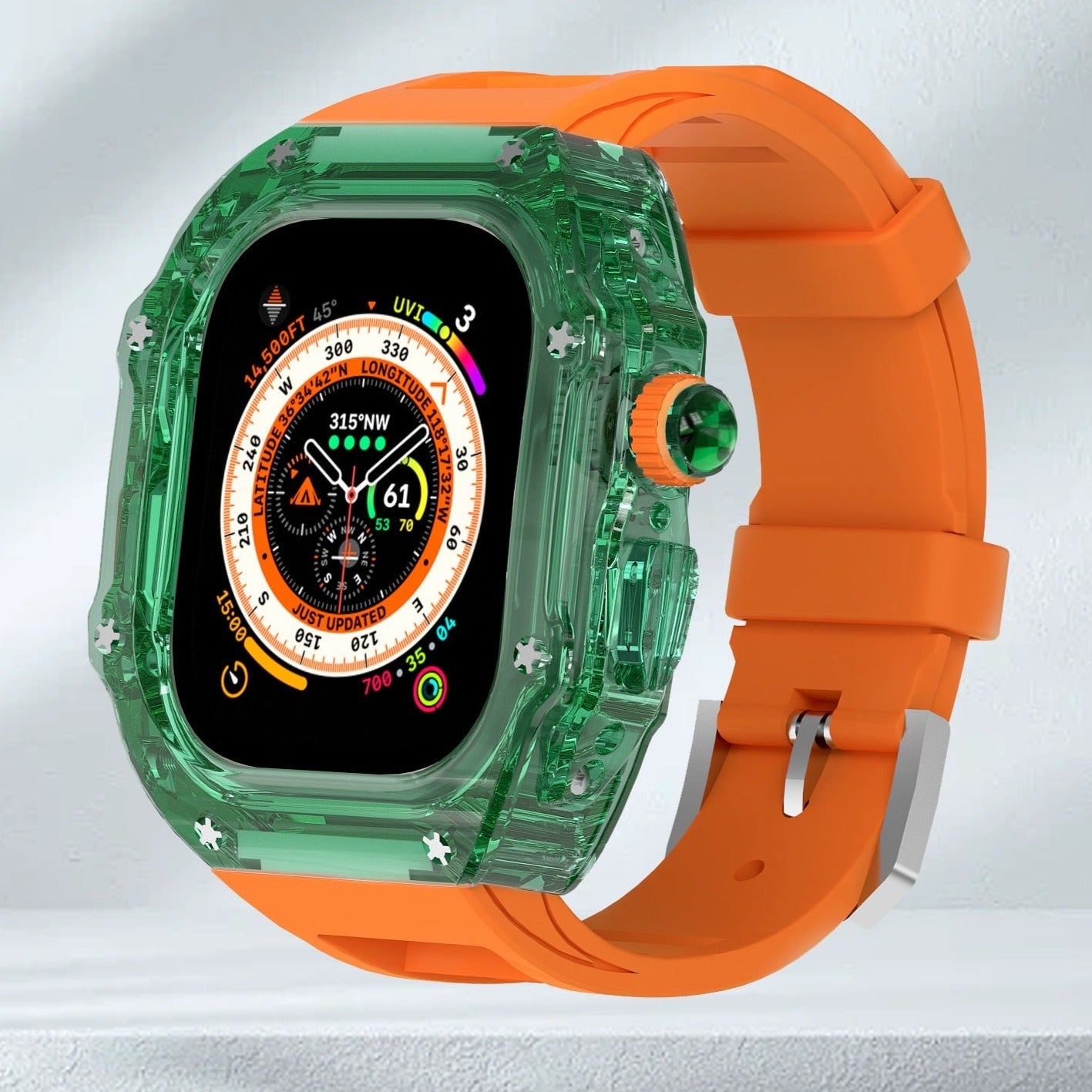 Transparent Luxury Apple Watch Cases for Apple Watch Ultra and Ultra 2