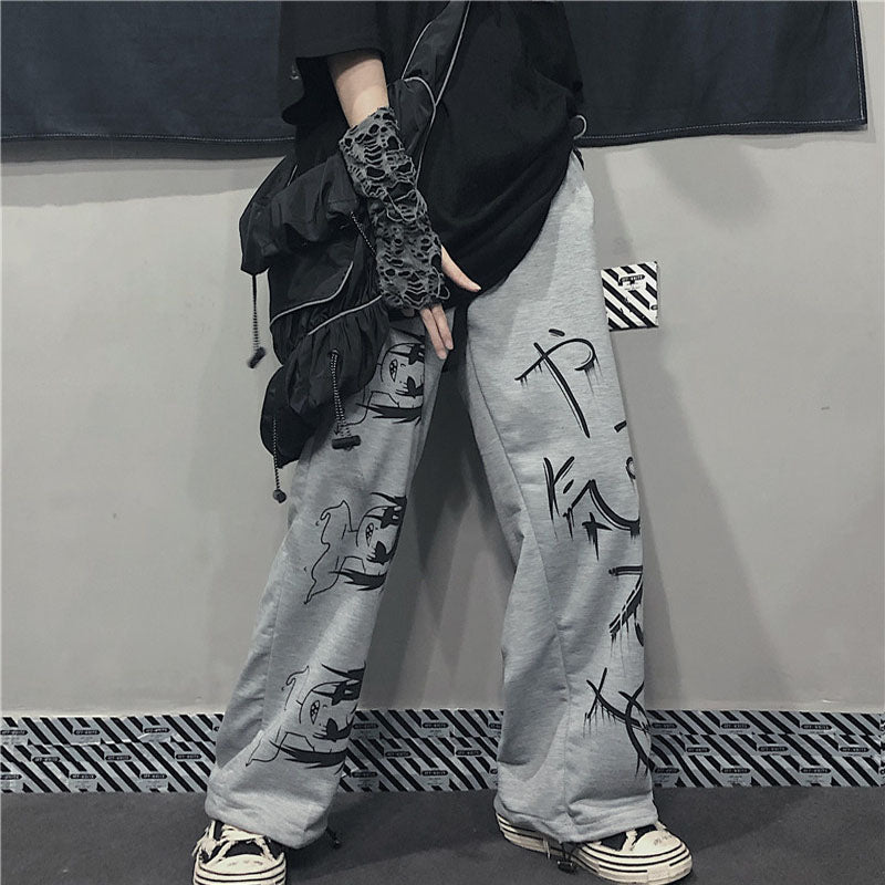 Harajuku style casual pants KF81565