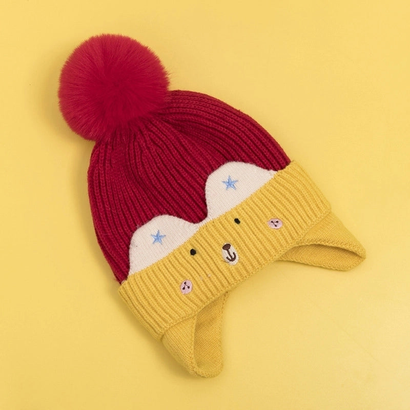 Kid's Minimalist Commute Color Block Beanie Hat