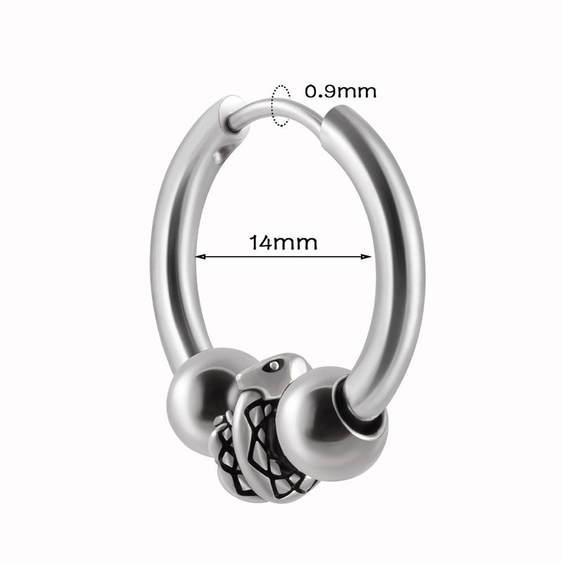 1 Piece Ear Cartilage Rings & Studs Casual Geometric 304 Stainless Steel Plating