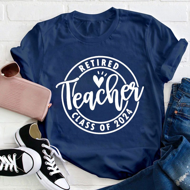 Personalized Looking Forward To Retirement Teacher T-Shirt