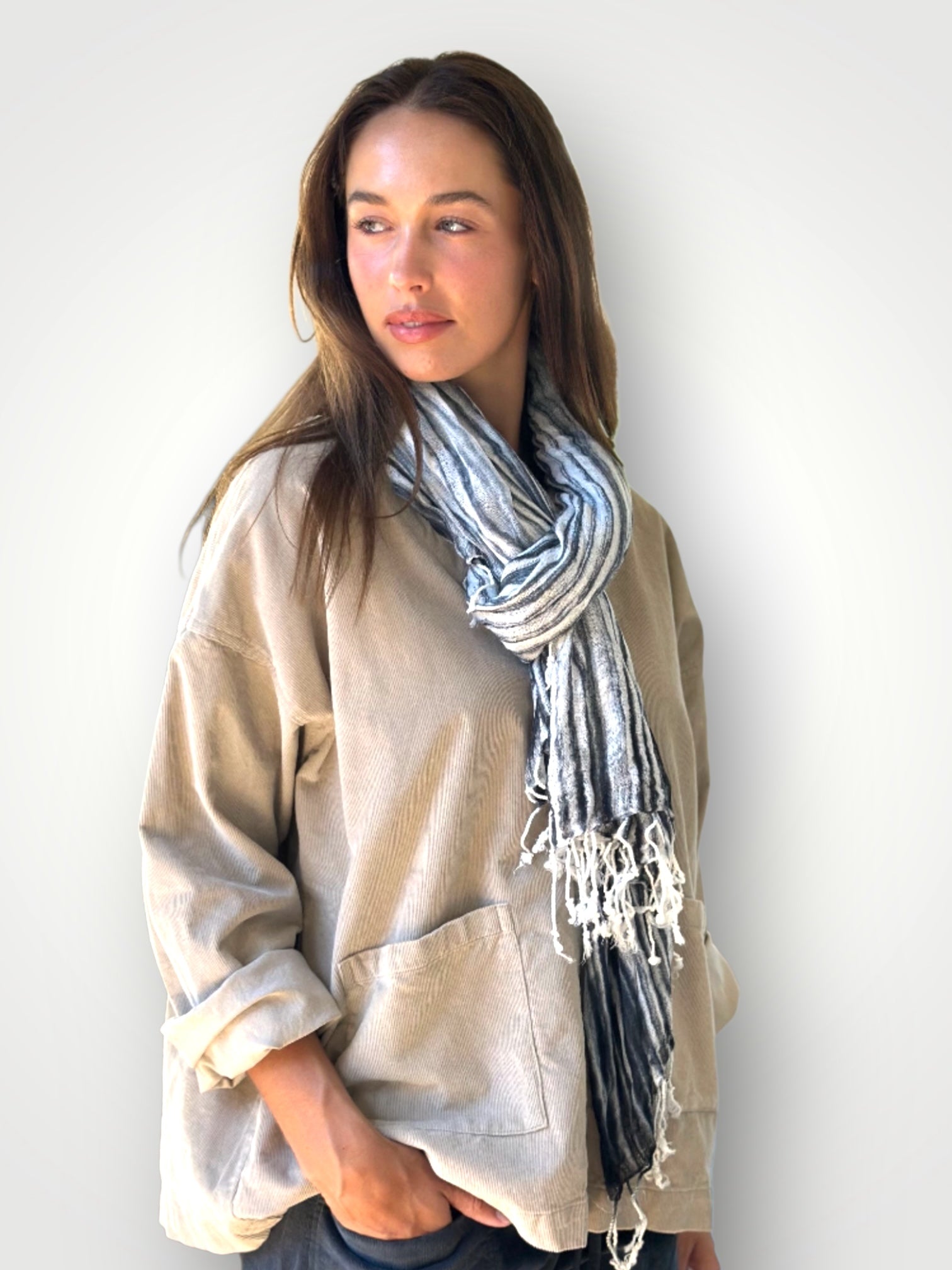 jamie jacket - almond cord