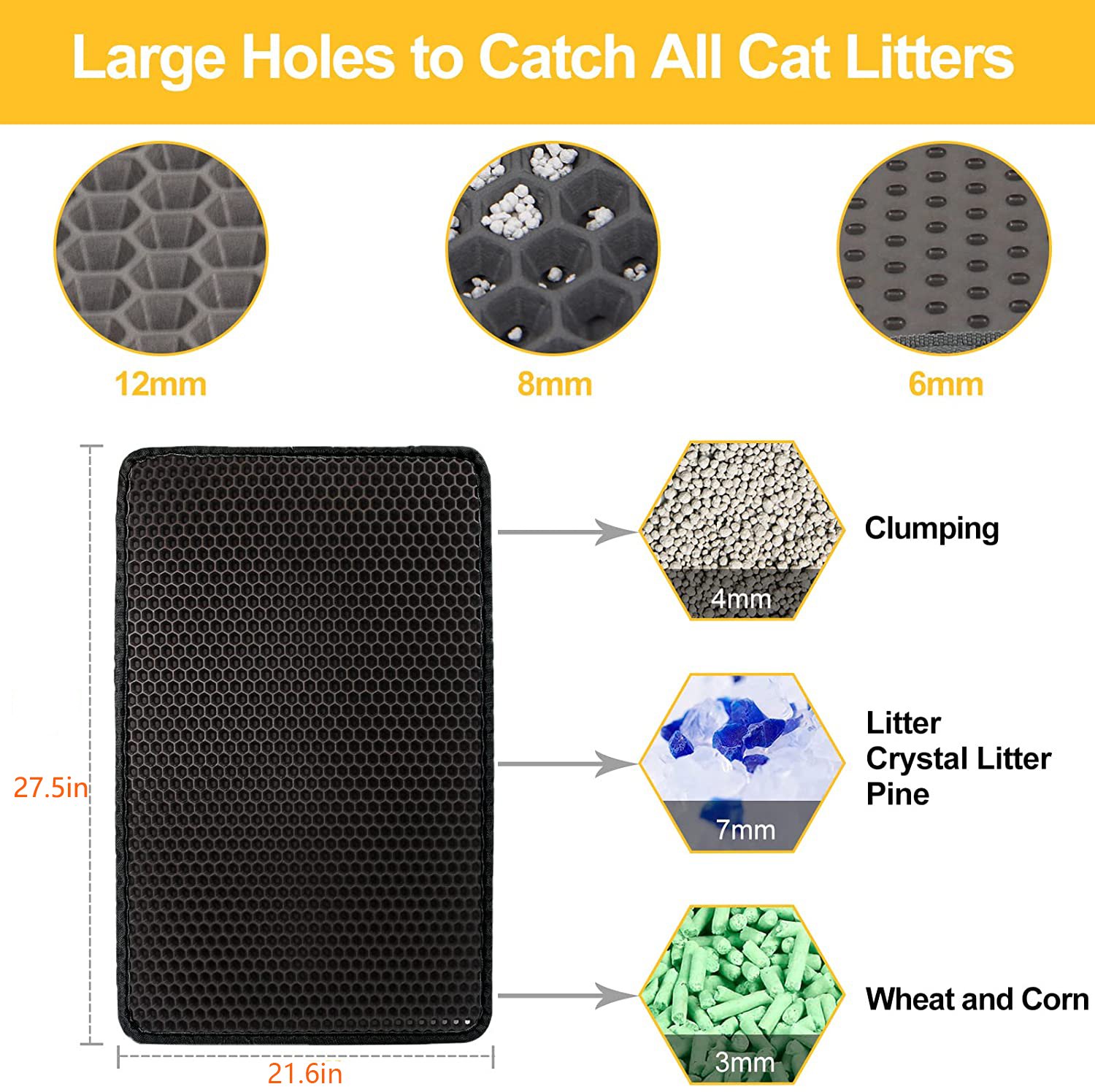 🔥Hot Sale 49% OFF🔥Non-Slip Cat Litter Mat-BUY 3 GET 1 FREEFree Shipping)