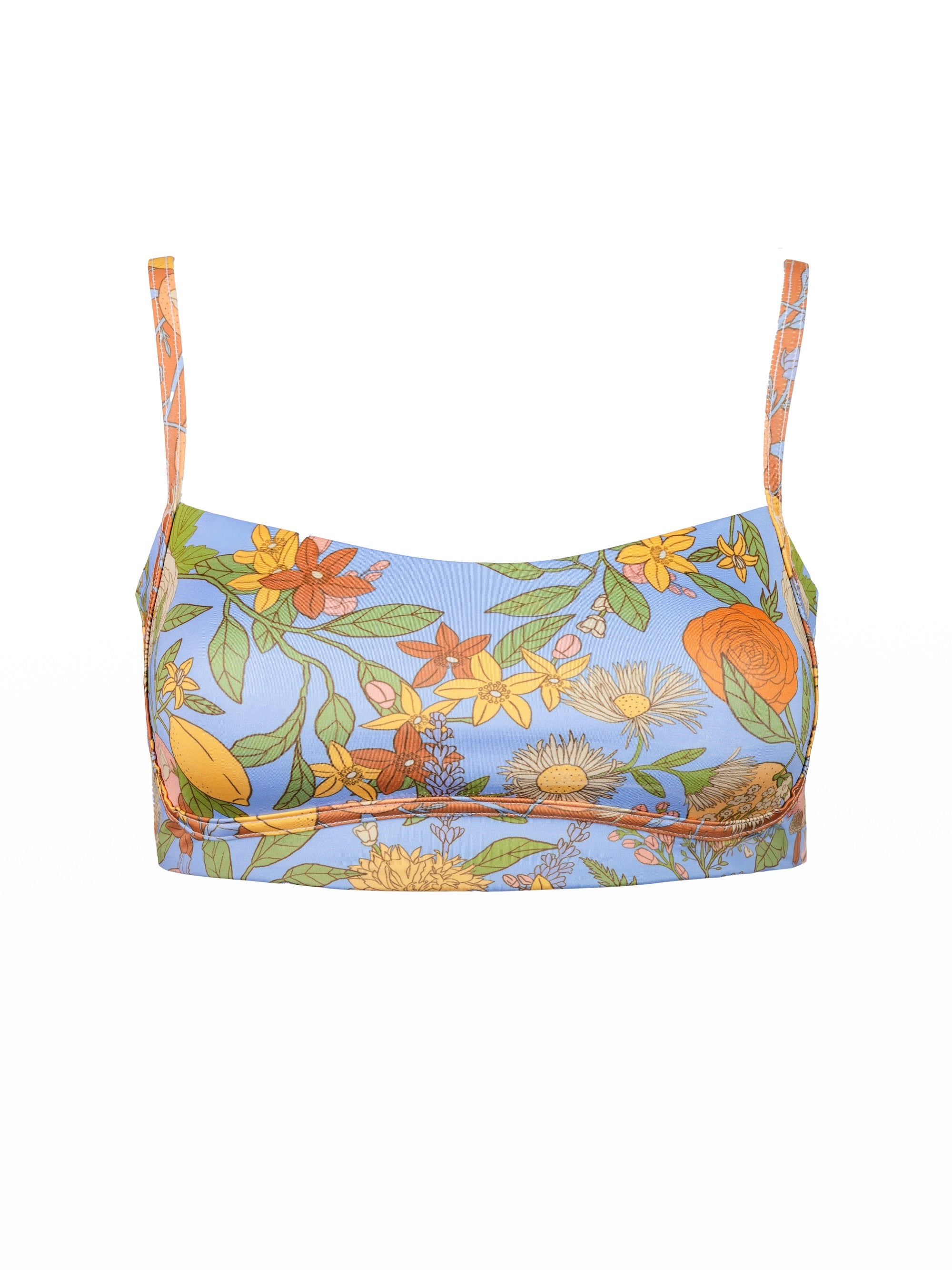 Bandeau With Piping Top