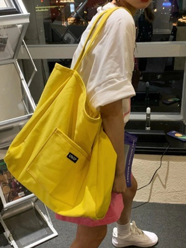 Women's Large All Seasons Canvas Basic Shoulder Bag