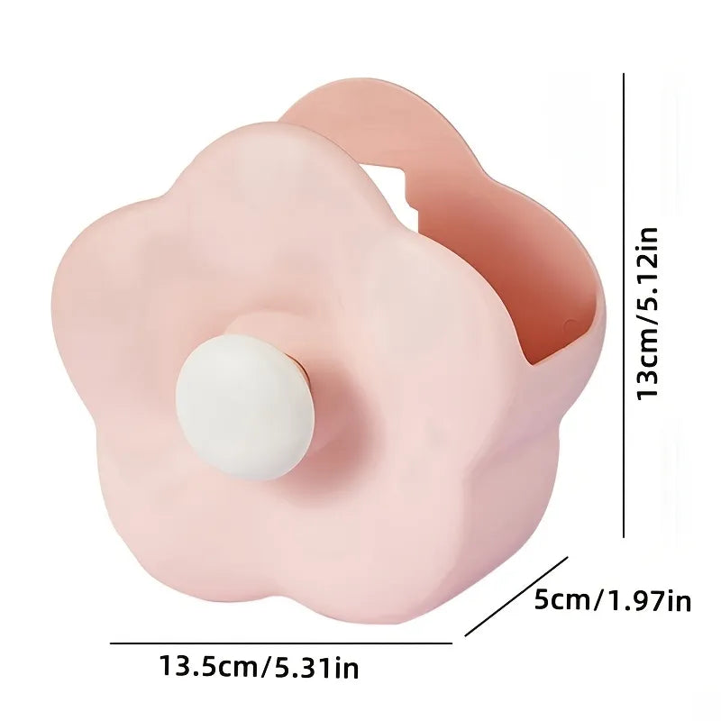 Multipurpose Flower-Shaped Desk Organizer