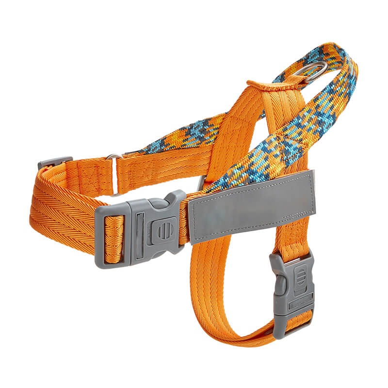 Reflective Buffer Anti Pull Large Dog Harness For Trunk