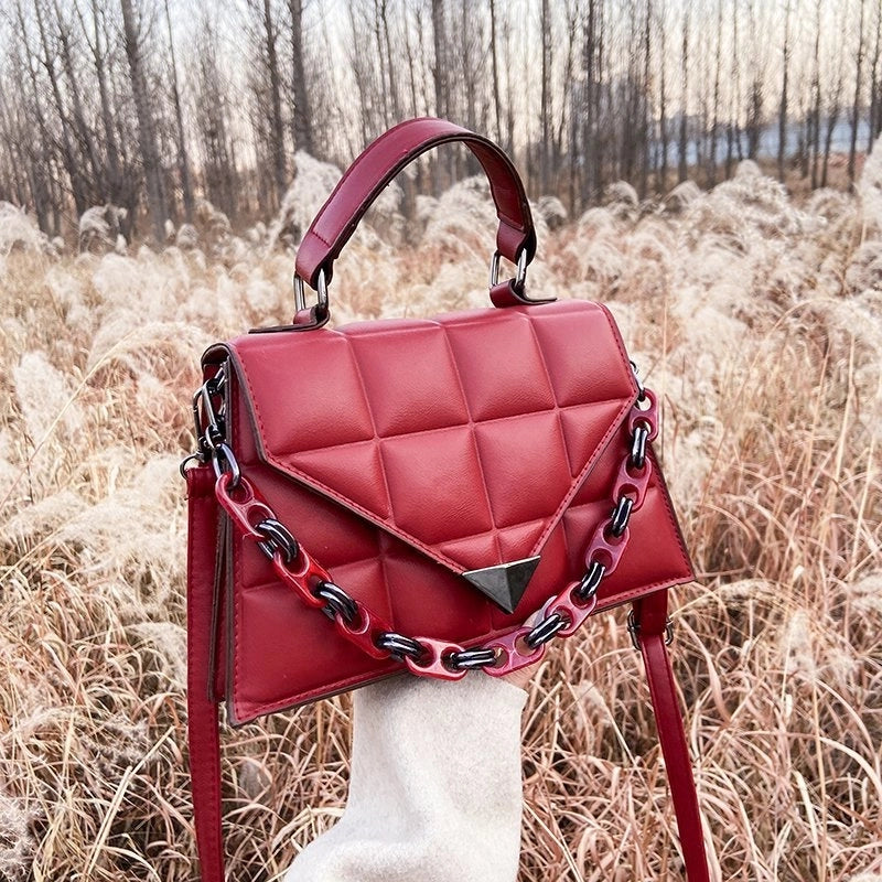 Women's Medium All Seasons Pu Leather Vintage Style Handbag
