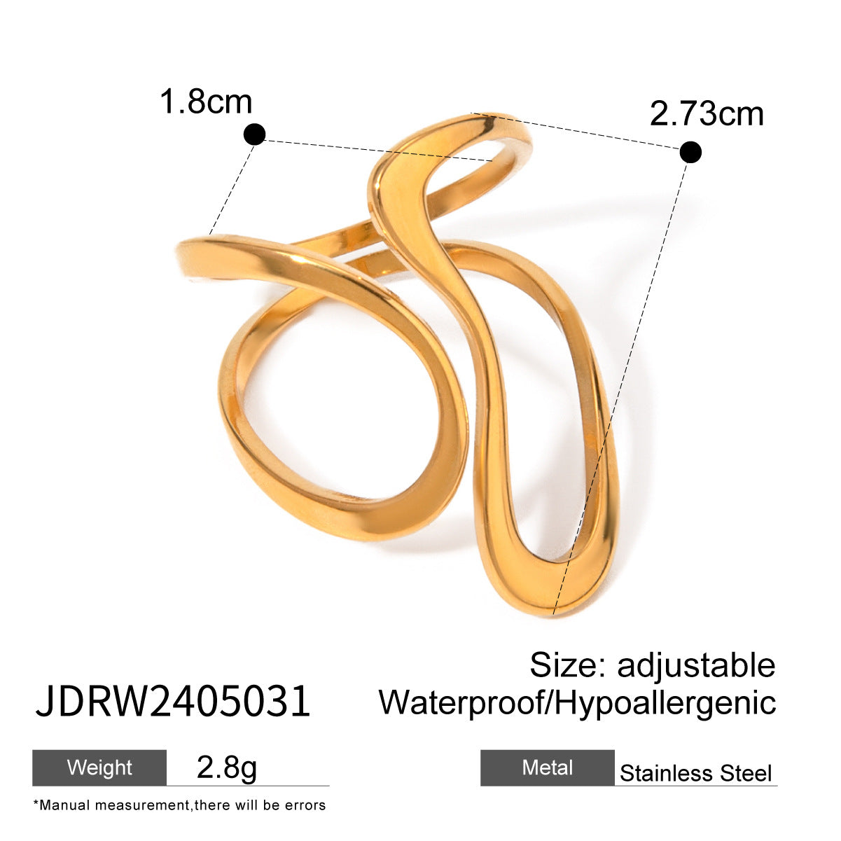 Stainless Steel Line Ring Titanium Steel Jewelry Niche Design Ring Ring