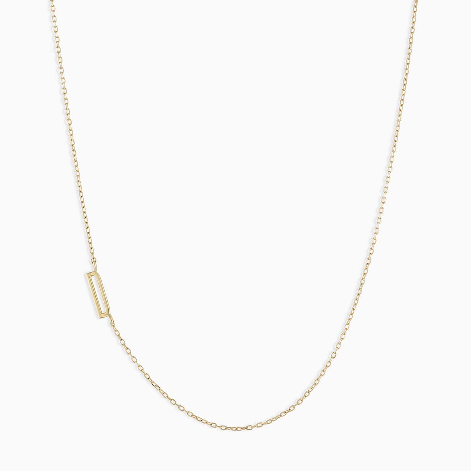 Minimalist Letter Geometric Titanium Steel Electroplating Necklaces