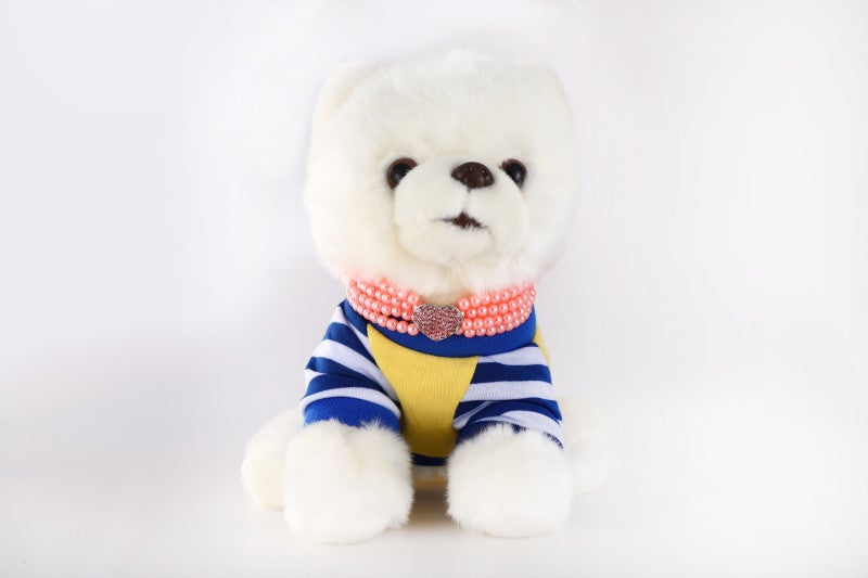 Heart Pattern Pearl Dog Cat Collar