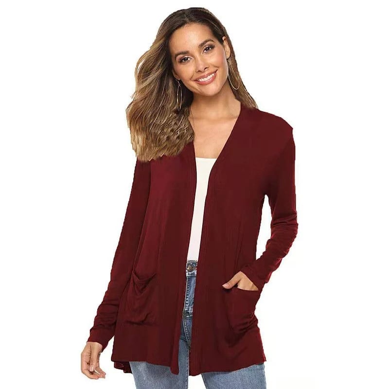 🔥 Last Day Promotion 49% OFF💕Women's Casual Lightweight Open Front Long Sleeve Cardigans