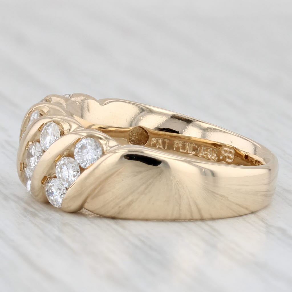 0.80ctw Diamond Ring 14k Yellow Gold Size 6.75