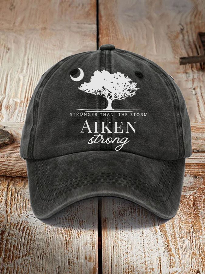 Aiken Strong print hat