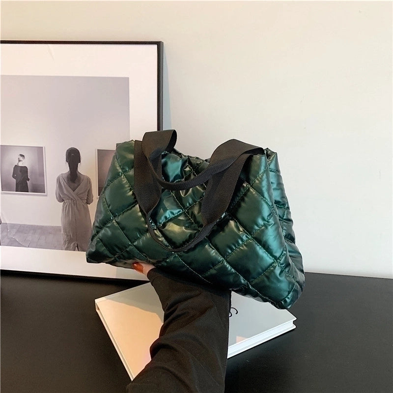 Women's Autumn&winter Down Elegant Basic Handbag Underarm Bag