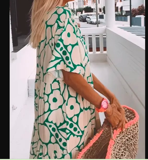 🔥🔥Hot Sale 49% Off -🌸🌸Women's Casual Floral Swing Dress Summer Dress