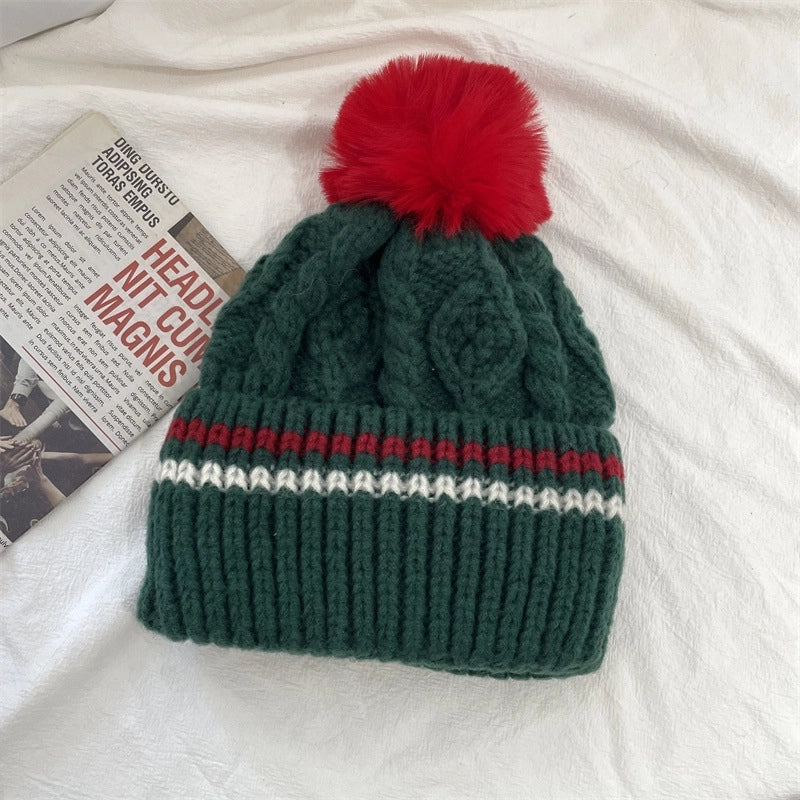 Women's Cute Sweet Christmas Tree Yarn Scarf