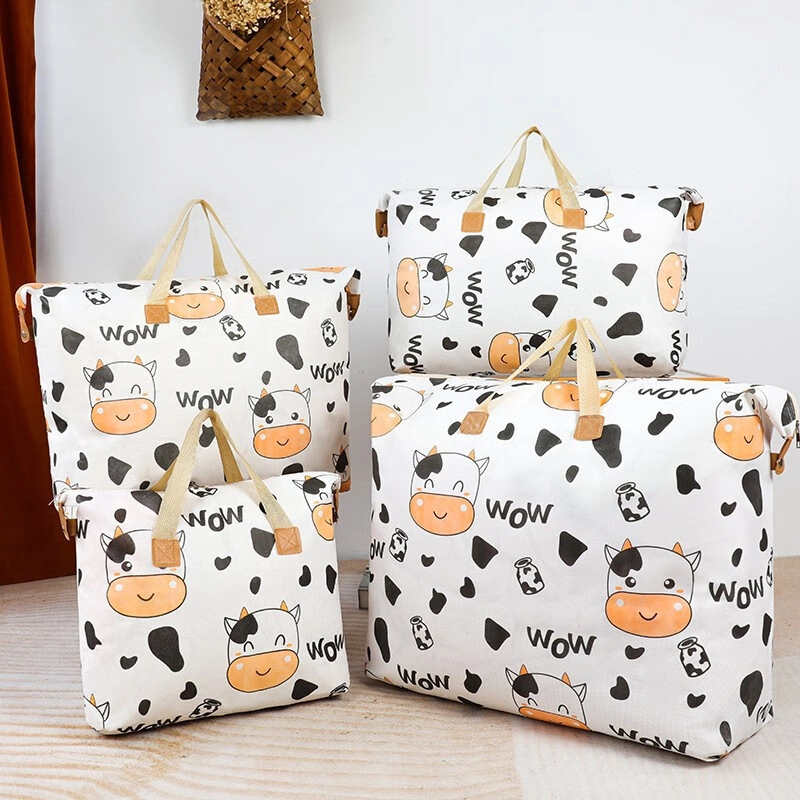 Non-woven Storage Bag Thickened Moisture-proof Quilt Large Capacity Household Moving Packing Clothes Quilt Finishing Bag