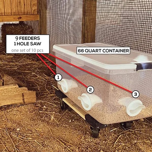 (🔥2024 New Year Hot Sale  30% OFF) DIY Chicken Feeder