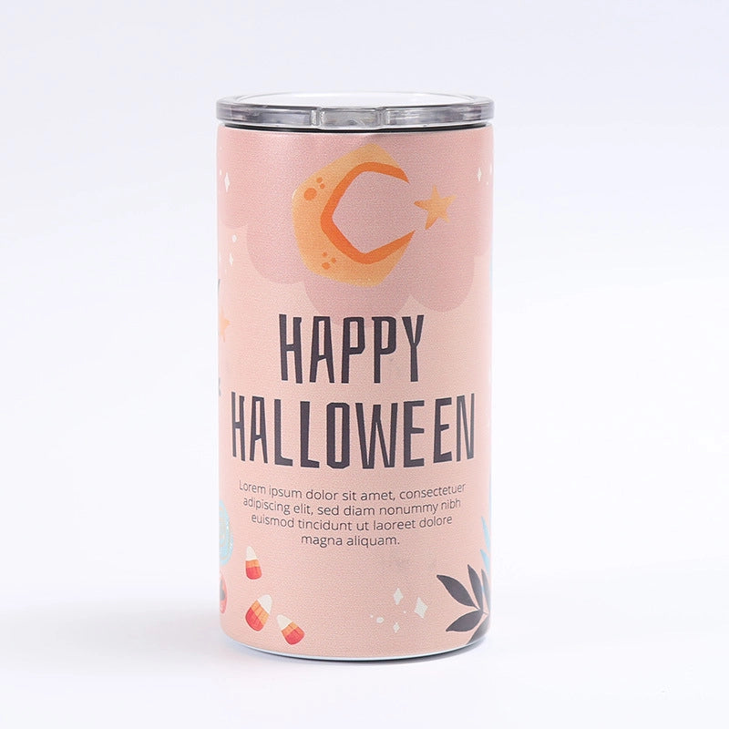 Halloween Retro Multicolor 201 Stainless Steel 304 Stainless Steel Thermos Cup 1 Piece