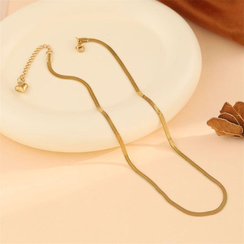 Minimalist Stainless Steel Electroplating Necklaces