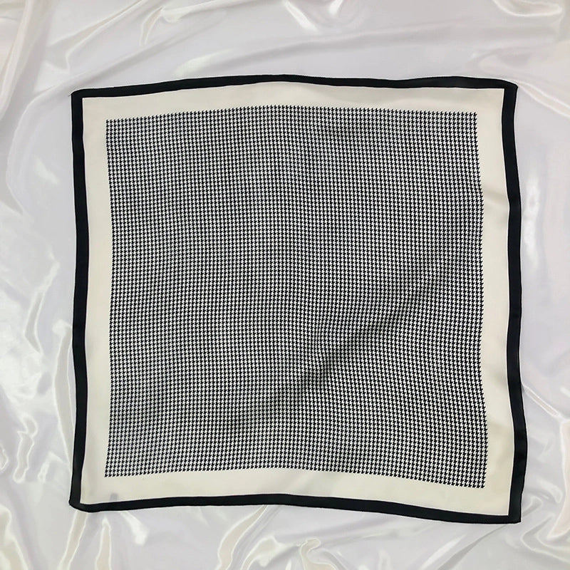 Women's Minimalist  Satin Silk Scarf