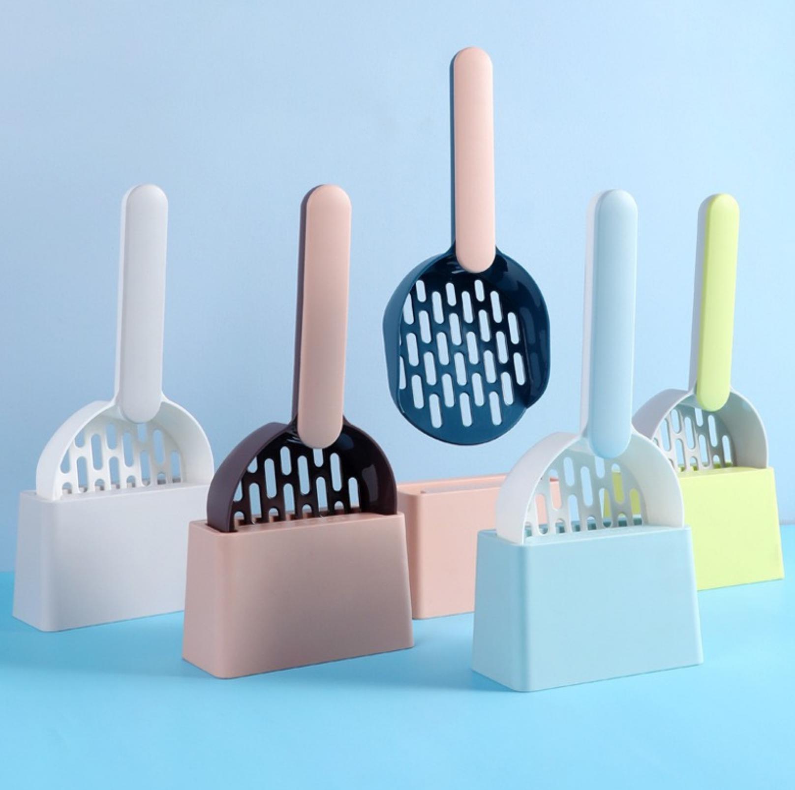 Efficient and Comfortable Cat Litter Scoop Set