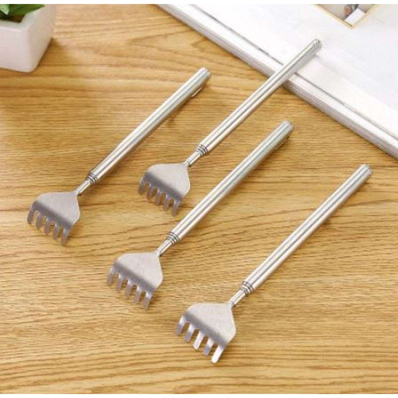 Extendable Back Scratcher Stainless Steel Telescopic Anti Itch Claw Massager Extender