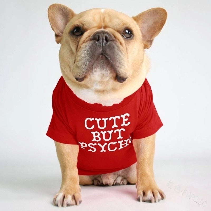 Fashion Cloth Letter Pet Clothing 1 Piece