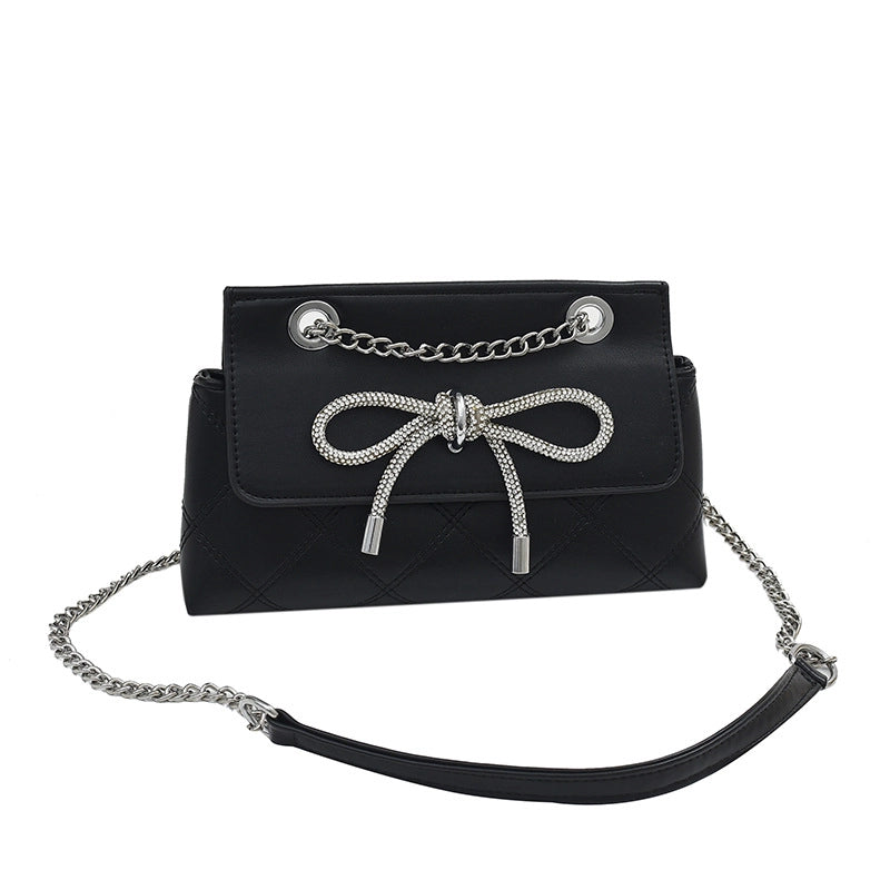 Women's Small Pu Leather Solid Color Streetwear Square Magnetic Buckle Shoulder Bag Crossbody Bag