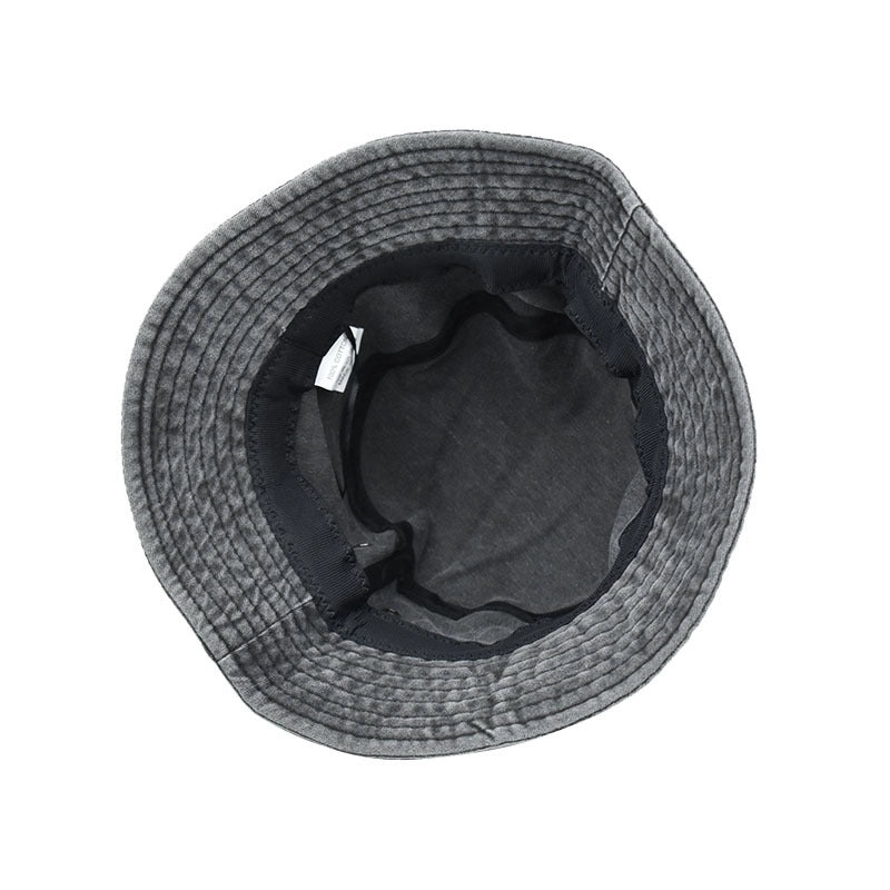Unisex Minimalist Solid Color Wide Eaves Bucket Hat