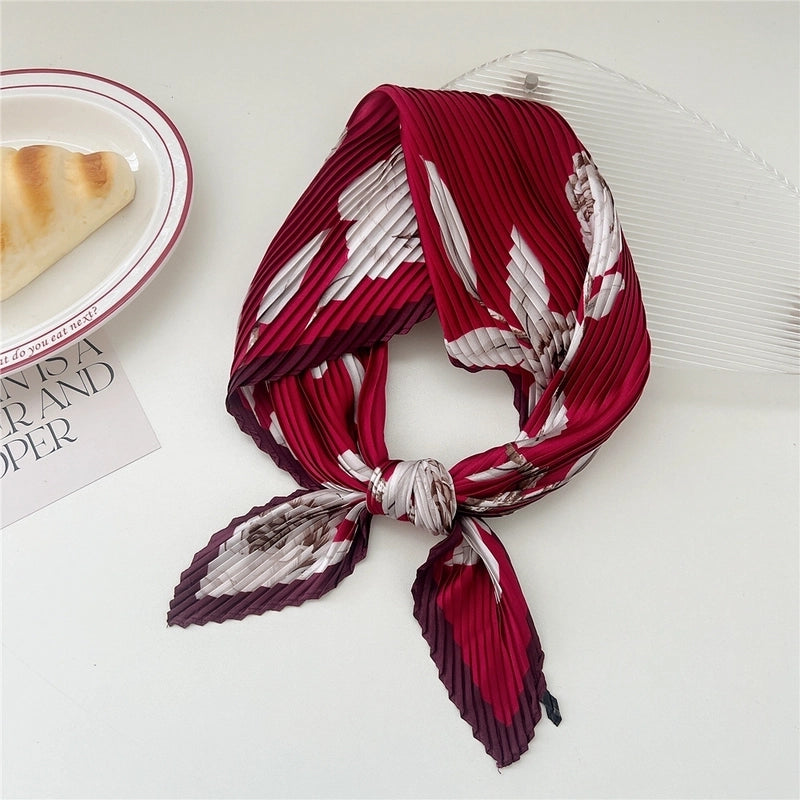 Women's Casual Minimalist Flower Polyester Printing Scarf