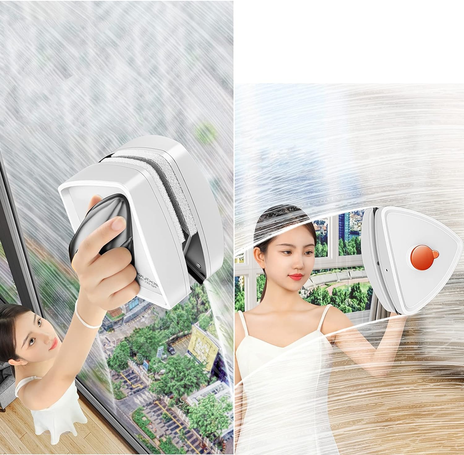 Glass Cleaner . Magnetic Double Side Glass Cleaner