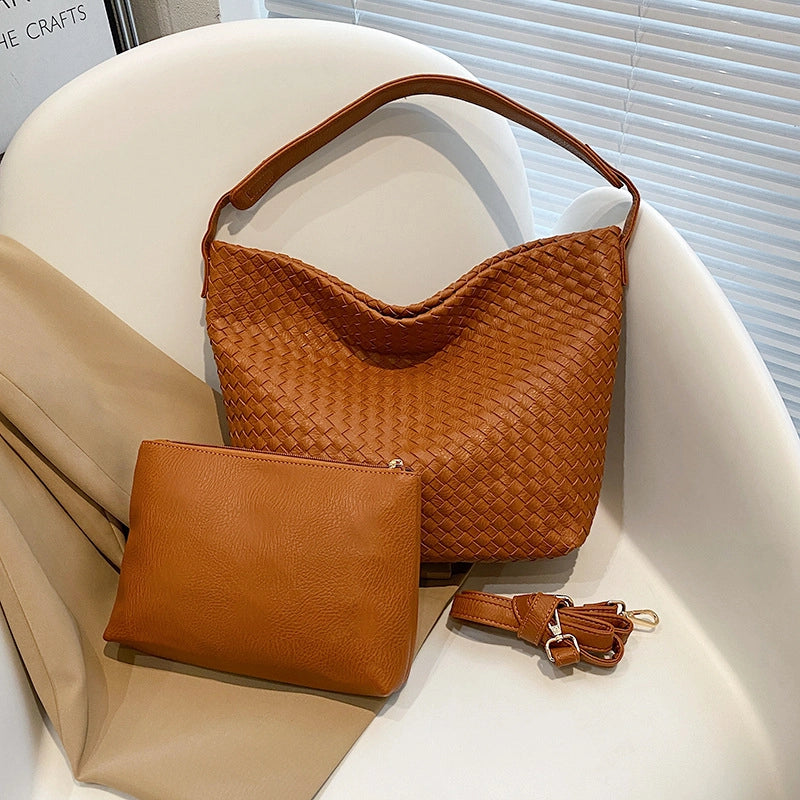 Women's Medium All Seasons Pu Leather Vintage Style Shoulder Bag