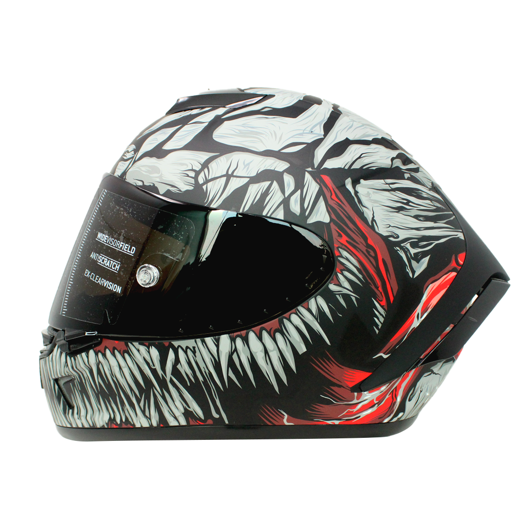 Casco Kov Aircut Carnivor Negro