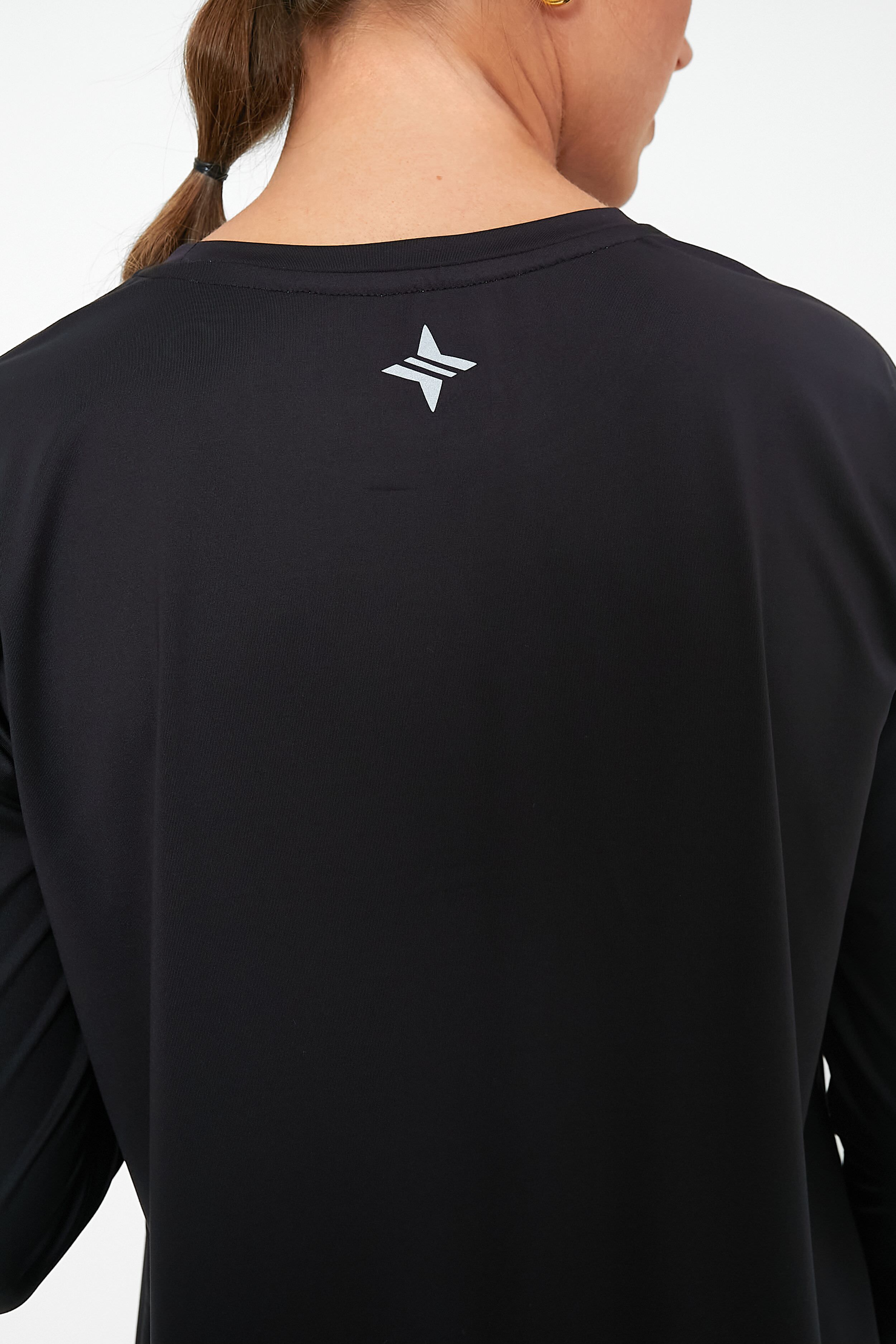 Black Long Sleeve Ryan Boyfriend Tee