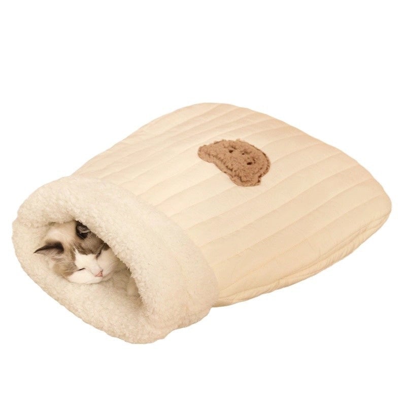 Cute Cloth Solid Color Pet Bed