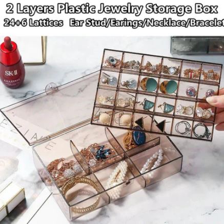 2 Layer Acrylic Jewellery Box