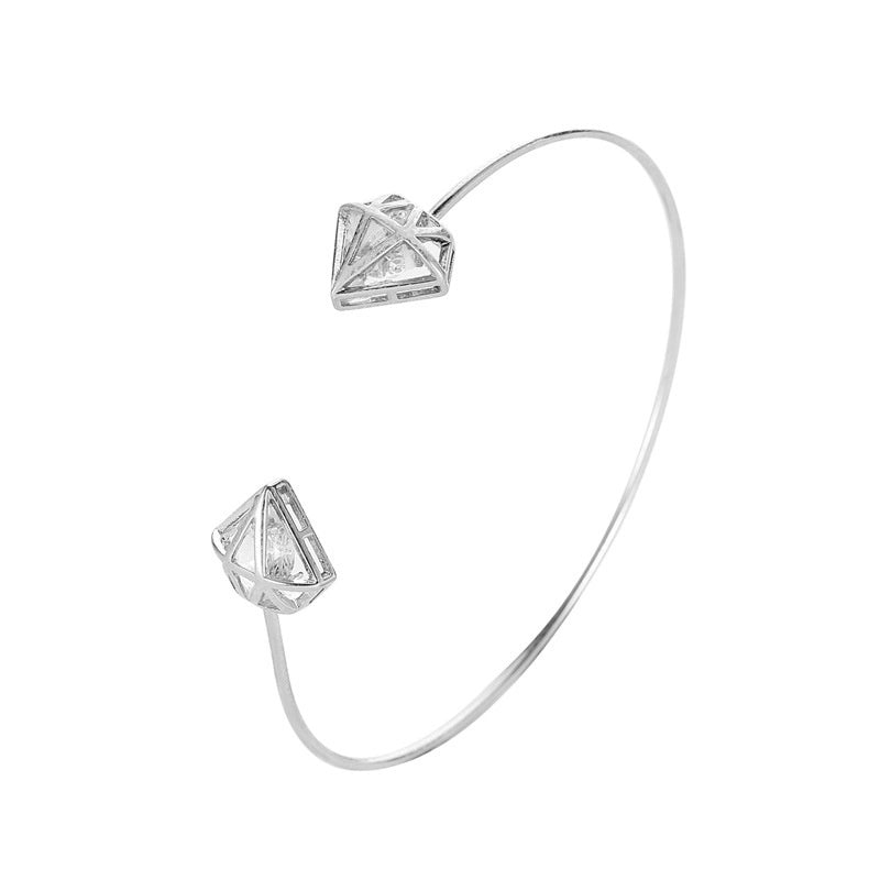 Alloy Gold Plated Silver Plated Hip-Hop Classic Style Streetwear Plating Hollow Out Inlay Animal Artificial Crystal Artificial Pearls Zircon Wristband Bangle
