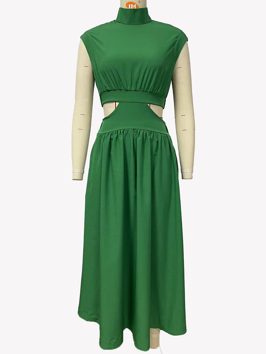 Macaron Color Waistless Dress