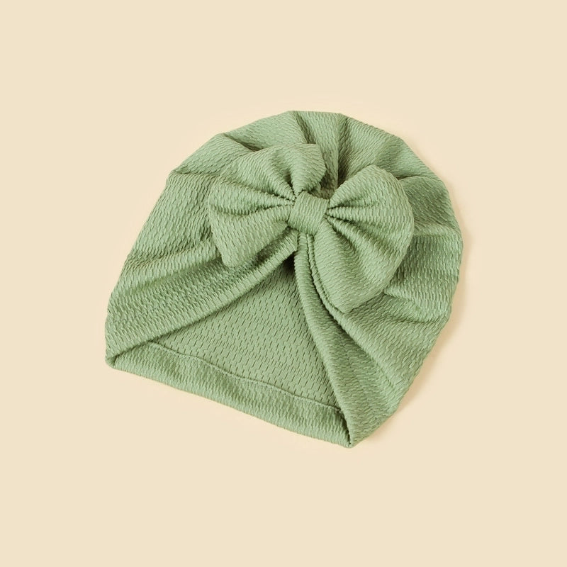 Baby Girl's Baby Boy's Minimalist Solid Color Bow Knot Baby Hat