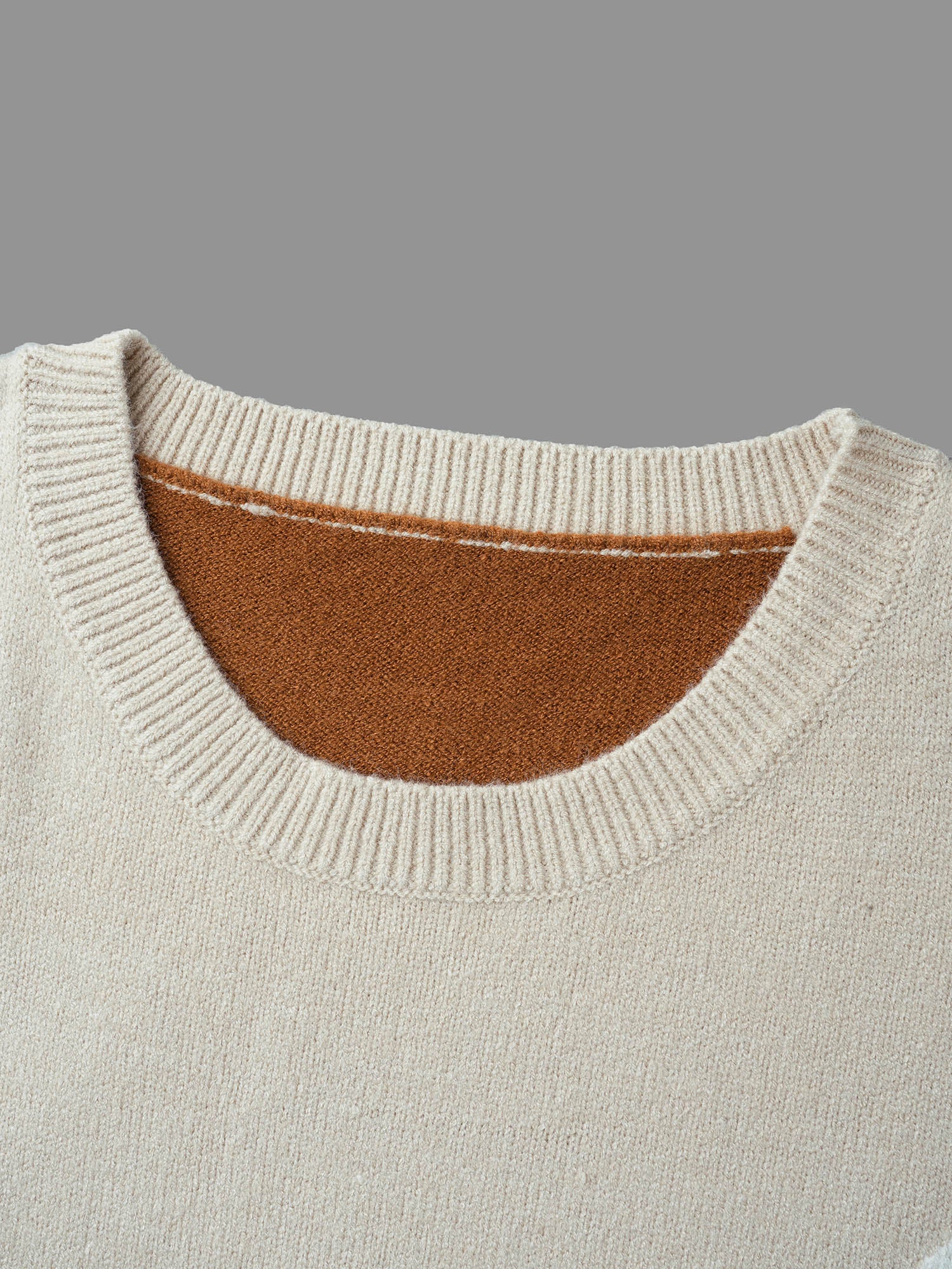 Supersoft Essentials Color Block Crew Neck Pullover