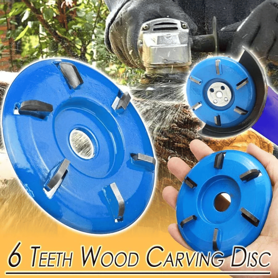 (🎁Father's Day Pre Sale-49% off) 6 Teeth Wood Carving Disc